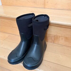 Bogs Kids Black Waterproof Boots